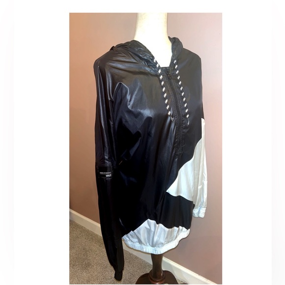 NWOT Adidas Equipment  shiny colorblock windbreaker size Xl - Picture 8 of 13